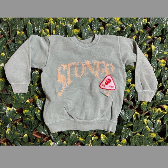 RS No9 Patch Kids Crewneck Rolling Stones Patches Size 7-8 yo - Picture 3 of 6